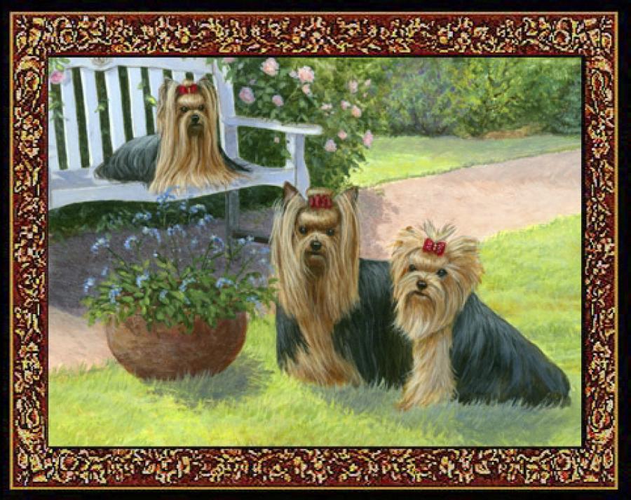 Yorkshire Terrier 1 Single Tapestry Placemat