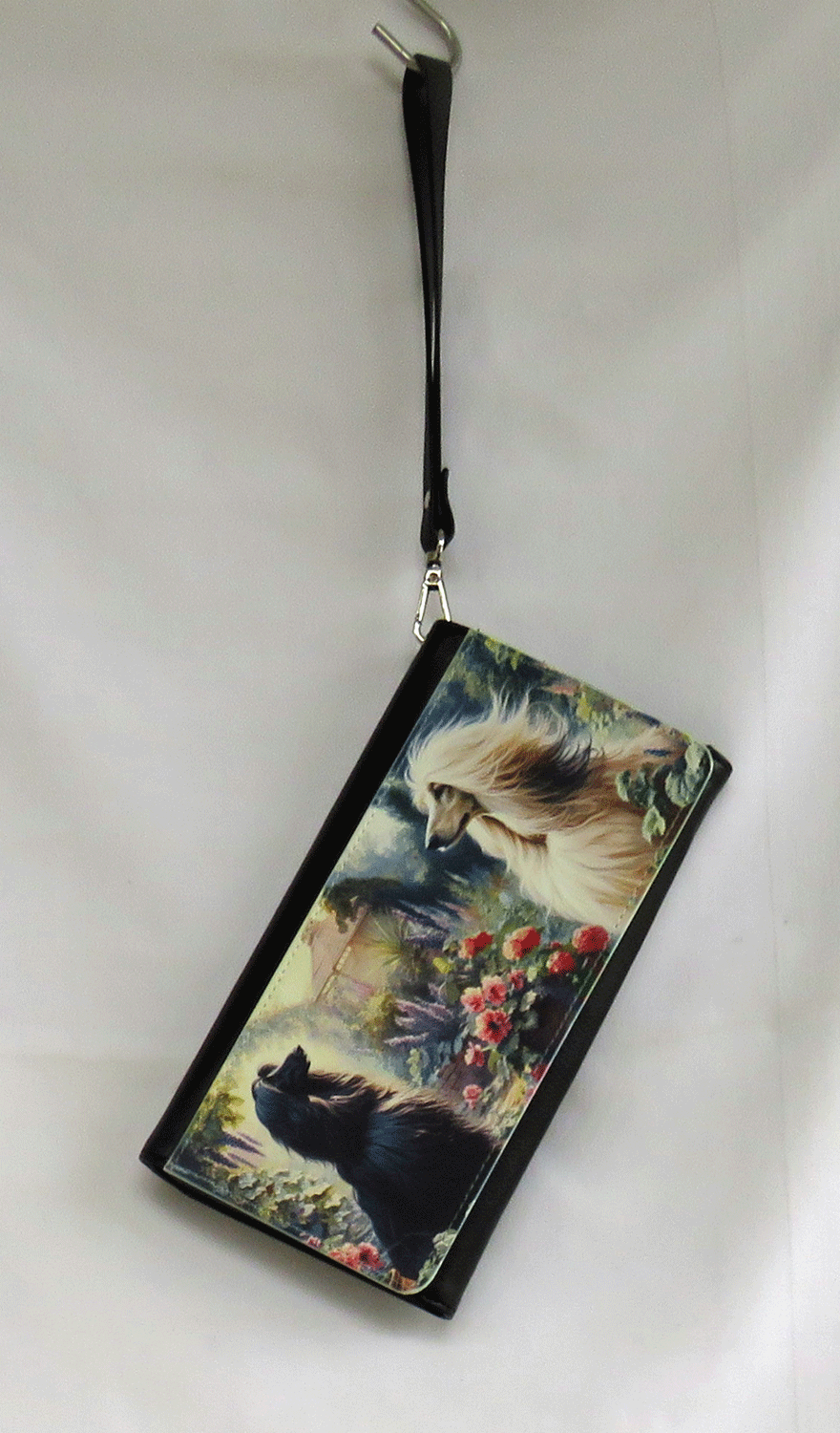 Afghan 26-27 clutch wallet with strap
