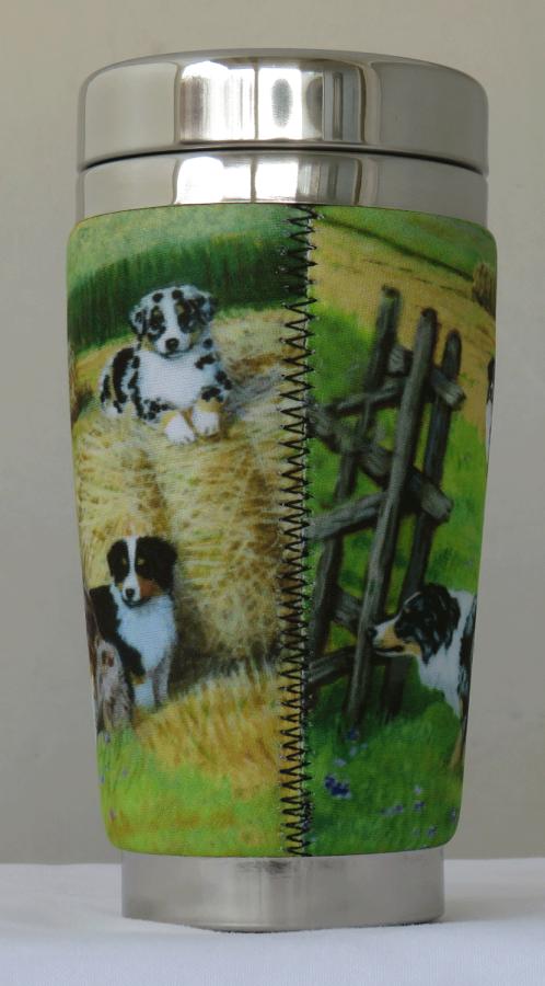 Aussie 4 travel mug back