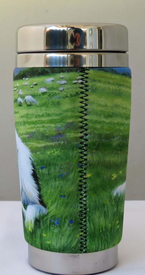 Border Collie Travel mug - back