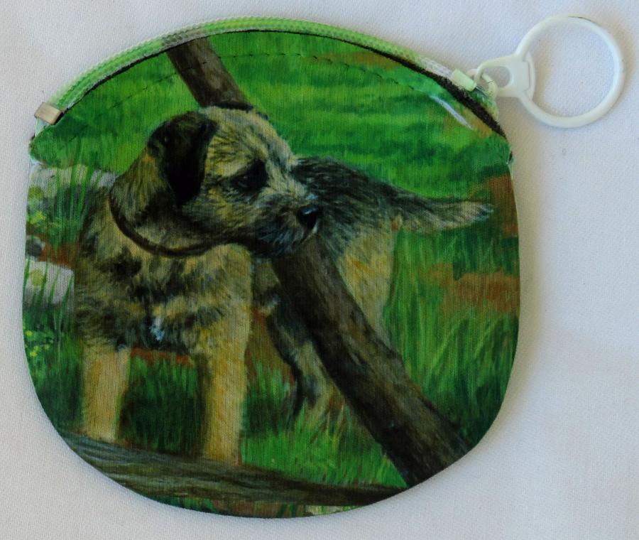 Border Terrier coin purse side 2