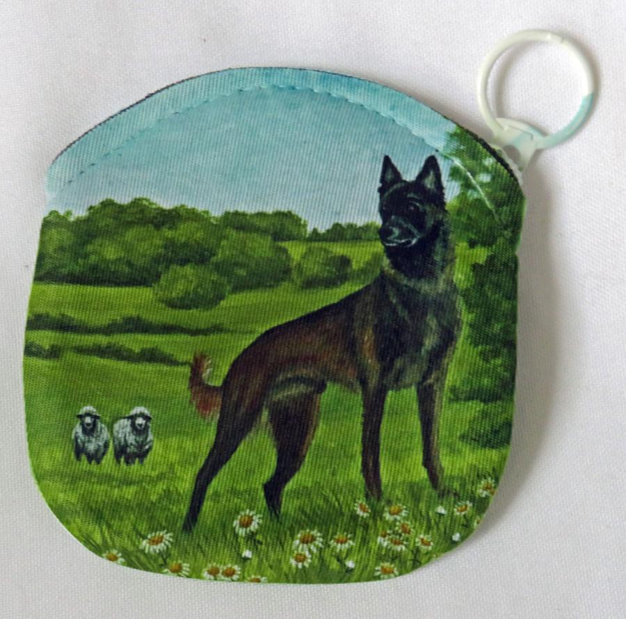 Malinois 2A coin purse-side 2