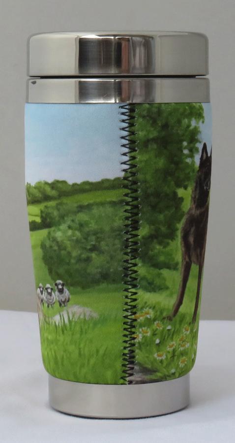 Malinois 2 travel mug back