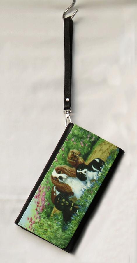 Cavalier 4 clutch wallet with strap