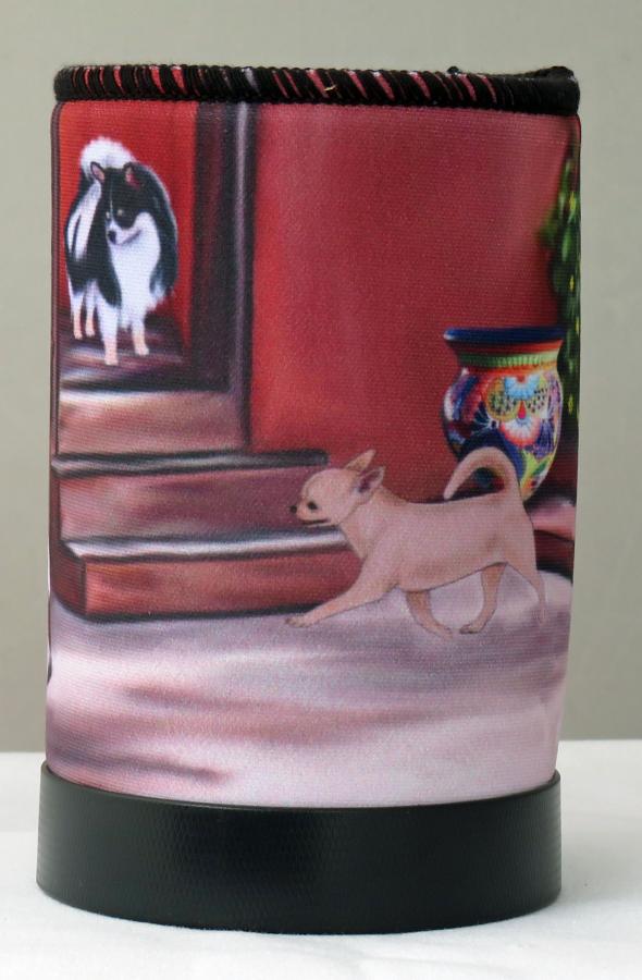 Chihuahua 4 koozie - right side