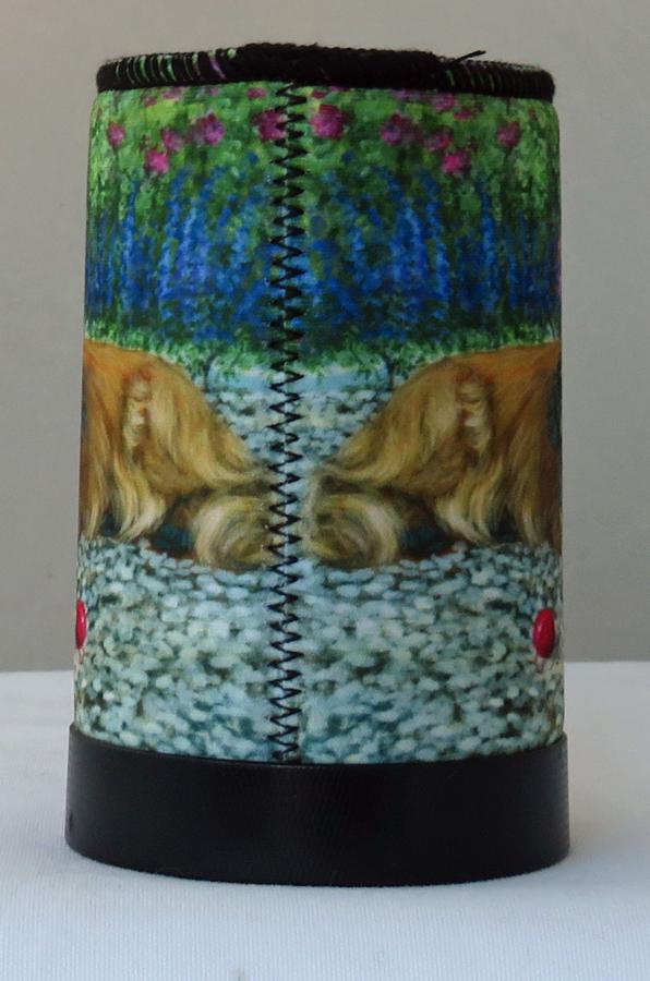 Dachshund 2 koozie - back