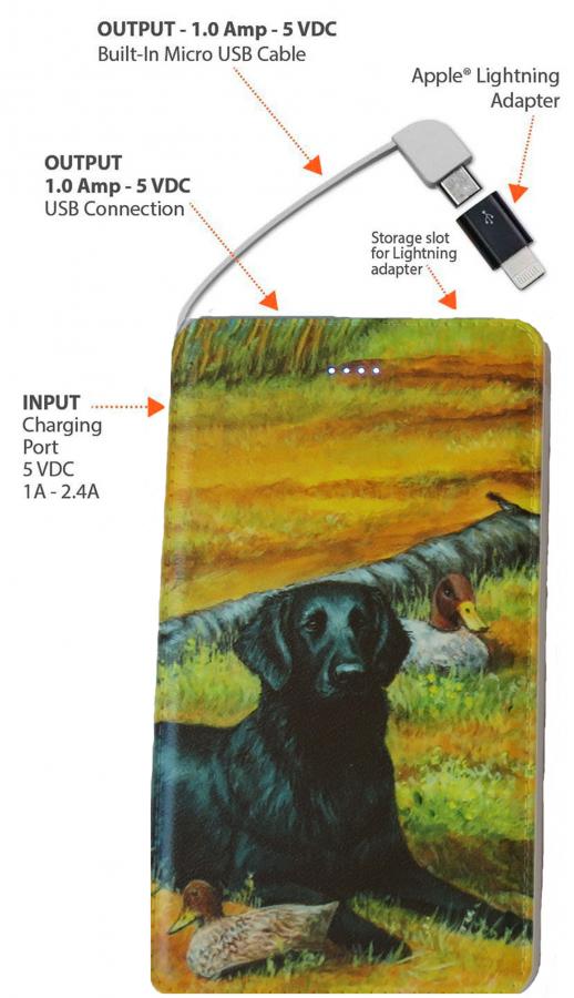 Flat Coat 1A power bank