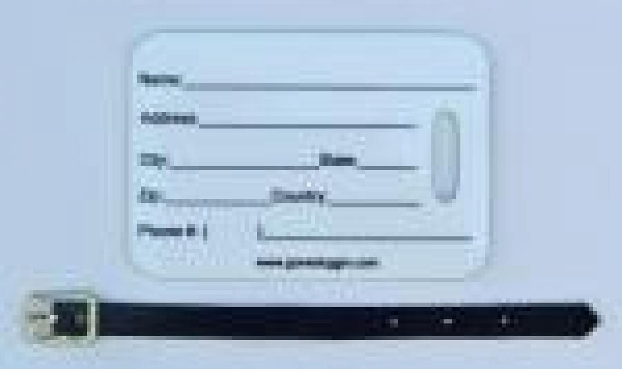 Luggage tag back