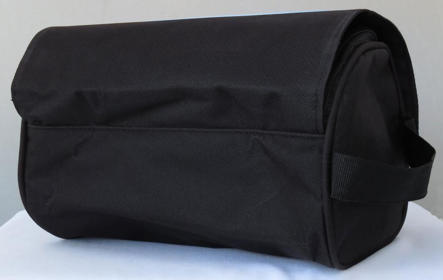 Travel bag back and handle