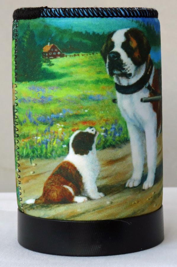 Saint 3 koozie - left side