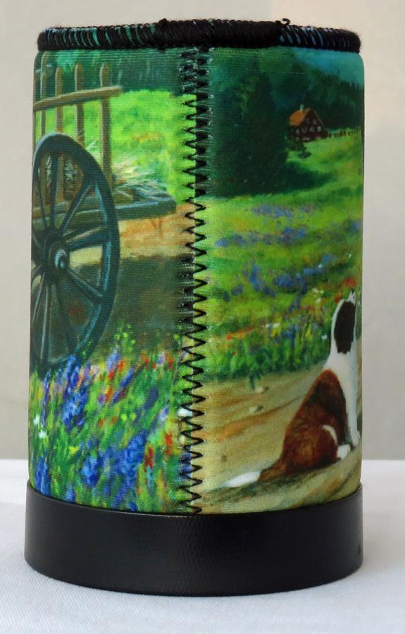 Saint 3 koozie - back