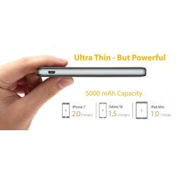 power bank size- side view