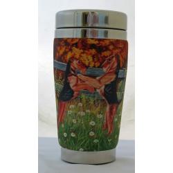 Airedale travel mug right