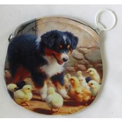 Mini Aussie 4 coin purse-side 2