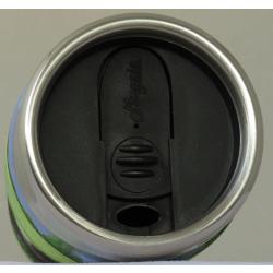 travel mug lid open
