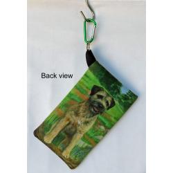 Border Terrier 1 cell phone holder - back