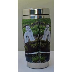 Bedlington travel mug back
