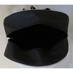 back pack top open