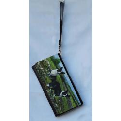 Cardigan 1 clutch wallet with strap