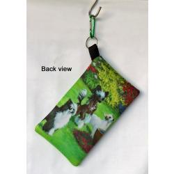 Chinese Crested 2B cell phone holder - back