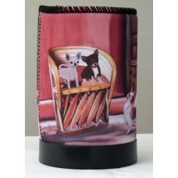 Chihuahua 4 koozie - left side
