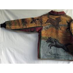 Flat coat 1B SC - left sleeve back