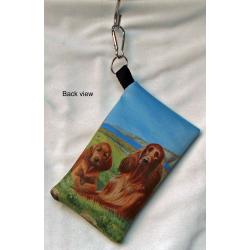 Irish Setter 3 cell phone holder back