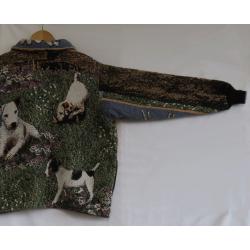 Jack Russell short coat 1A rt sleeve back