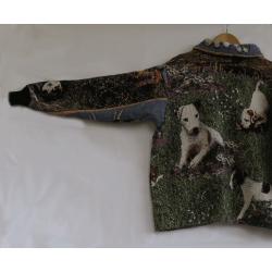 Jack Russell short coat 1A left sleeve back