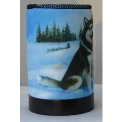 Alaskan Mal koozie - left side