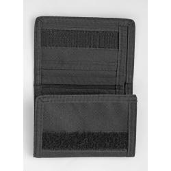 Trifold wallet velcro closure
