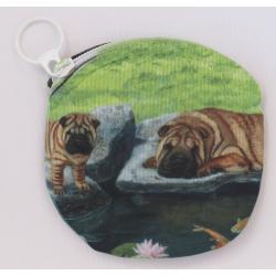 Shar Pei 3 coin purse - side 2