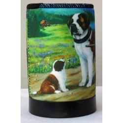 Saint 3 koozie - left side