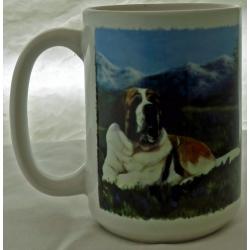 St Bernard 6 coffee mug back
