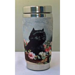 Affenpinscher travel mug - left