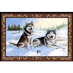 Alaskan Malamute Dog Placemat #1 - single placemat #1