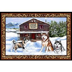 Alaskan Malamute Dog Placemat #4 - single placemat #4