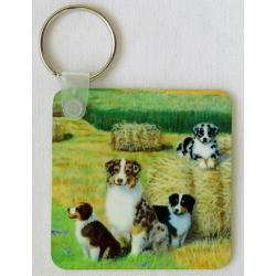 Aussie 4 key ring - side 1