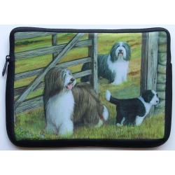 Bearded Collie Picture Netbook Sleeve #4