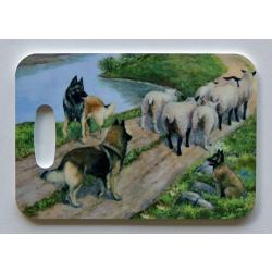 Belgian Tervuren Picture Luggage Tag #4 Terv 4 bag tag