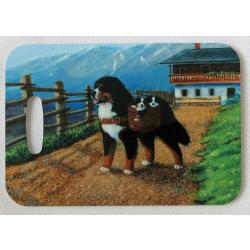 Bernese Mt Dog 2 luggage tag