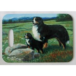 Bernese Mt Dog 5 luggage tag
