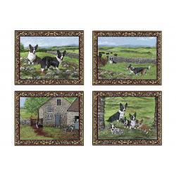 cardigan corgi placemat set