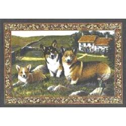 Corgi Tapestry Placemat #4 Single