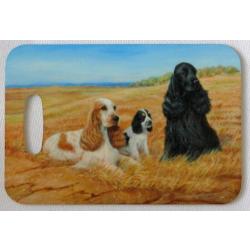 English Cocker 2 luggage tag