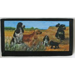 English Cocker 4 checkbook