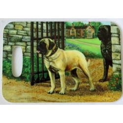 English Mastiff 2 luggage tag