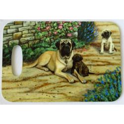English Mastiff 3 luggage tag