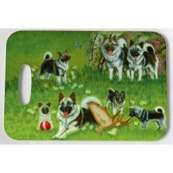 Elkhound 5  Luggage Tag