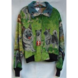 Norwegian Elkhound Baseball Jacket 1A